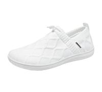 Shoes de Marche athlétiques Femmes Peinture Cuir Shoes de Marche décontractées, Baskets Confortables à Enfiler, légères, Respirantes, à Semelle Souple, pour Un Usage(White, 40)