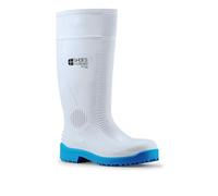 Shoes for Crews 2017-46/11 GUARDIAN BLANC, Bottes mixtes S4, Antidérapantes, Embout en acier, Taille 46, Blanc