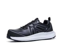 Shoes for Crews Chaussures de Travail Colly Unisex Black Composite Toe - Chaussures de Travail antidérapantes avec Protection antidérapante et Embout, imperméables, S3L FO SR