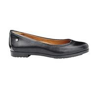 Shoes for Crews Reese Women Black - Chaussure de Travail Confortable, Semelle intérieure matelassée, Semelle extérieure antidérapante, Style Bureau Classique, Cuir, OB E SRC - pour Femmes