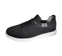 Shoes Orthopédique Femme Confortable Shoes Compensées Été Dames décontracté Couleur Unie Respirant Grande Taille à Lacets décontractées Baskets Embauchoir Cèdre (Black, 37)
