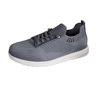 Shoes Orthopédique Femme Confortable Shoes Compensées Été Dames décontracté Couleur Unie Respirant Grande Taille à Lacets décontractées Baskets Embauchoir Cèdre (Grey, 39)