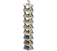SHOESHOOTER RACK Organisateur 6 NIVEAUX FOLDABLE GREEN STORAGE UNIT