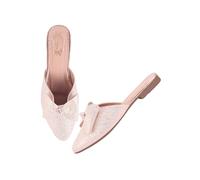 Shoetopia Mules pour femme, Doré, 7 UK