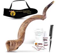 Shofar koudu casher d'Israël, certificat officiel signé kasher, corne de chophar, fabriqué en Israël, avec bonus gratuits