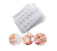 Shogpon double face gel ultra adhésif tampons super nail decal ongles ruban autocollant doigt extension outil pour artificiels accessoires de studio d'ongle, 10 feuilles 240 onglets