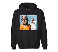 SHOIAY Vin?Tage Ma?C Mill?ER Rep?Rint for Men Hoodie Hoody Sweatshirt Black L