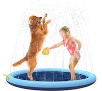 SHOKAN Tapis anti-éclaboussures pour chiens et enfants, 100 cm, pliable et épais, tapis de jeu pour l'extérieur, jardin, jardin