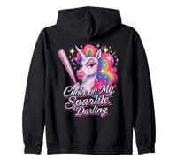 Shoke On My Radiance Funny Unicorn Rainbow Attitude Sweat à Capuche
