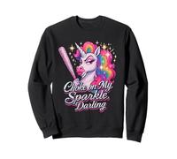 Shoke On My Radiance Funny Unicorn Rainbow Attitude Sweatshirt
