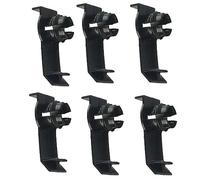 SHOKHI 6 pièces Pince de réparation de lève-vitre Avant Gauche/Droite Compatible avec BMW X5 E53 2000-2006 Pack 51338254781