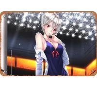 Shokugeki No Soma Alice Nakiri Food Wars : Shokugeki No Soma Poster Décoration murale rétro en métal 20,3 x 30,5 cm