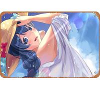 Shokugeki No Soma, Megumi Tadokoro, Food Wars : Shokugeki No Soma Poster Décoration murale rétro en métal 20,3 x 30,5 cm