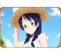 Shokugeki No Soma, Megumi Tadokoro, Food Wars : Shokugeki No Soma Poster Décoration murale rétro en métal 20,3 x 30,5 cm