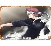 Shokugeki No Soma, Sōma Yukihira, Food Wars : Shokugeki No Soma Poster Décoration murale rétro en métal 20,3 x 30,5 cm