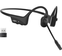 SHOKZ C110-AA-BK Écouteur/casque Microphone Sans Fil Derrière l'Oreille Bureau/Centre d'Appel USB Type-A Bluetooth Noir