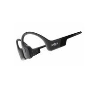 SHOKZ OpenRun Casque à Conduction osseuse, écouteurs Bluetooth Oreilles Libres pour Le Sport avec Micro, Casque sans Fil étanche IP67, 8 Heures d'autonomie, USB-C, Bandeau de Sport, Noir