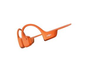 SHOKZ Casque à Conduction Osseuse OpenRun Pro 2, Écouteurs sans Fil Bluetooth 5.3, Microphones Réducteurs de Bruit, Étanchéité IP55, 12h d'Autonomie, Charge Rapide USB-C, Orange