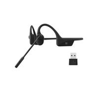 SHOKZ Casque sans-fil à conduction osseuse OpenComm UC - Bluetooth - Noir
