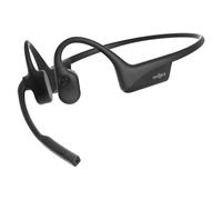 SHOKZ OpenComm2 UC - Micro-casque - oreille dégagée - montage derrière le cou - Bluetooth - sans fil - USB-C via un adaptateur Bluetooth - noir - certifié Zoom