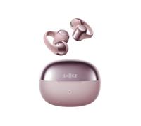 SHOKZ OpenDots ONE Casque à oreilles libres, Audio Dolby Premium, Écouteur à Clip 6,5 g, Bluetooth 5.4, sans Fil avec Micro, Chargement Rapide, 40 h d'Autonomie, IP54, avec Chiffon de Nettoyage - Rose
