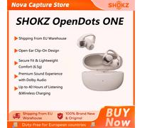 SHOKZ OpenDots ONE E310 / E320 Casque sans fil Bluetooth ouvert V5.4 avec microphone Son Dolby Étanche Longue durée de vie de la batterie E310 OpenDots ONE Black