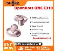 SHOKZ OpenDots ONE E310 / E320 Casque sans fil Bluetooth ouvert V5.4 avec microphone Son Dolby Étanche Longue durée de vie de la batterie E310 OpenDots ONE White