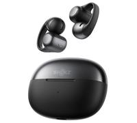SHOKZ OpenDots ONE Casque à oreilles libres, Audio Dolby Premium, Écouteur à Clip 6,5 g, Bluetooth 5.4, sans Fil avec Micro, Chargement Rapide, 40 h d'Autonomie, IP54, avec Chiffon de Nettoyage - Noir