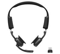 SHOKZ Openmeet Casque Sans fil Crochets auriculaires Bureau/Centre d'appels USB Type-C Bluetooth Noir