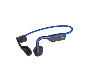 SHOKZ OpenMove Casque à Conduction osseuse, écouteurs Bluetooth 5.1 à Oreilles Libres, Son Clair, 6h Batterie, léger 29g, IP55, Entendre l'environnement, pour la Course et Usage Quotidien, Bleu