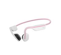 SHOKZ OpenMove Casque à Conduction osseuse, écouteurs Bluetooth Oreilles Libres pour Le Sport avec Micro, Casque sans Fil étanche IP55, 6 Heures d'autonomie, Autocollants, Rose
