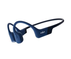 Shokz OpenRun Bleu Un casque sans-fil vous permettant de profiter intensément de vos activités sportives.