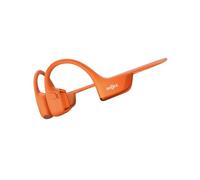 SHOKZ Casque à Conduction Osseuse OpenRun Pro 2 Mini, Écouteurs sans Fil Bluetooth 5.3, Microphones Réducteurs de Bruit, Étanchéité IP55, 12h d'Autonomie, Charge Rapide USB-C, Orange