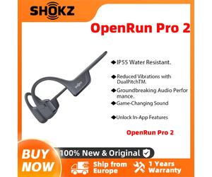 SHOKZ OpenRun Pro 2 S820/S821 casque de sport écouteurs à oreille ouverte Bluetooth 5.3 Microphone antibruit IP55 étanche OpenRun Pro 2 Black