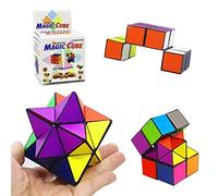 SHONCO Cube Magique, Magic Star Cube, Cube Infini, Surface Lisse Solide, Soulage Le Stress et l'anxiété, Cube Durable pour Les Enfants et Ies Adultes
