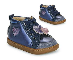 Shoo Pom Baskets montantes enfant BOUBA NEW HEART in Bleu 22