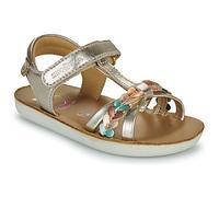 Shoo Pom Sandales plates GOA TRESSE LOVE in Doré 27