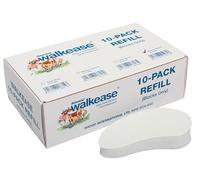 Shoof Bloc pour onglons de rechange Walkease "Wedgy", biseauté grand format, paquet de 10