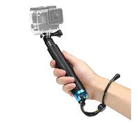 SHOOT 19" Bâton Selfie Autophoto Alliage Aluminium Téléscopable la Main Monopode pour GoPro Hero 13/12/11/10/9/8/7 Noir Argent Blanc/ 6/5/Fusion Crosstour Campark Nouveau APEMAN