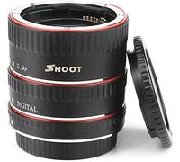 SHOOT XT-364 Bague d'adaptation de tube d'extension macro autofocus AF compatible avec objectif Canon EF/EF-S pour Canon 550D/600D/650D/700D/750D/760D/77D/60D/70D/80D/7D/7D II/5D III/5D IV/6D