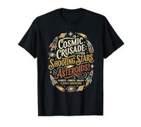 Shooting Stars Astéroïdes Comètes Espace Espace Planètes Rétro T-Shirt