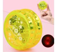 Shoous Yoyo Ball Entertainment Avec Lumière Led Pour Enfants,Jouet Yo-O Réactif,Jeu De Cerveau,Haute Vitesse,Clignotant,Enfants - Type Yellow