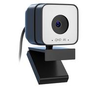 SHOOYIO 1 lot de caméras 4K AutoFocus Streaming Plug and Play pour PC Construction en métal Réduction du bruit Appareil photo portable