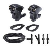 SHOOYIO 2 buses de lave-glace avec tuyau de 2 mètres et 4 raccords dans le monde entier pour voiture, moto, polystyrène solide et permanent