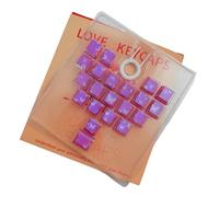 SHOOYIO 21 touches transparentes de hauteur originale avec motif papillon pour un excellent effet de rétroéclairage dans des conditions de faible luminosité en forme de cœur papillon