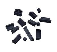 SHOOYIO Bouchons en silicone pour connecteurs USB de type C HDTV RJ45 Protecteurs de connecteurs multi-interfaces Accessoires informatiques Lot de fiches en silicone