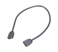 SHOOYIO Câble connecteur ARGB 30/60 cm 3 broches 5 V carte mère ARGB rallonge pour boîtier d'ordinateur effets d'éclairage bandes LED Extension