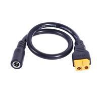 SHOOYIO Câble de charge XT60 femelle à haute conductivité vers DC 5,5 x 2,1 mm/DC5,5 x 2,5 mm pour solution de stockage d'énergie, cordon d'alimentation pour moniteurs FPV de 30 cm