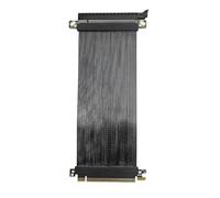SHOOYIO Câble plat plat PCIe 5.0 X16 - Design parallèle à 180 degrés pour disque dur GPU - Vitesse rapide et stabilité - Câble d'extension GPU