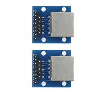 SHOOYIO Circuit imprimé équipé de LED RJ45 vers DIP2.54 pour un dépannage facile dans les configurations réseau